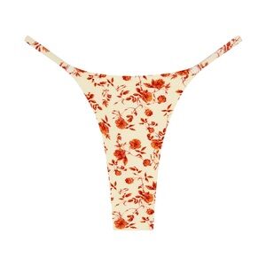 Monday Swimwear - Brazil Thong in Sunrise Floral Size Medium